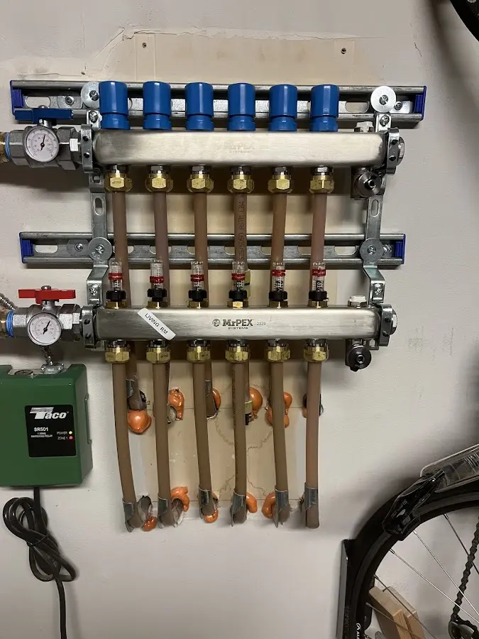 Plumber performing Water Heater Repair at a residential property in La Villa